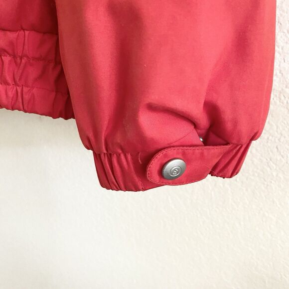 Bogner Winter Ski Red Bomber Snowboard Zipper Pocket Jacket Men's Sz 46 Vintage - Picture 15 of 16